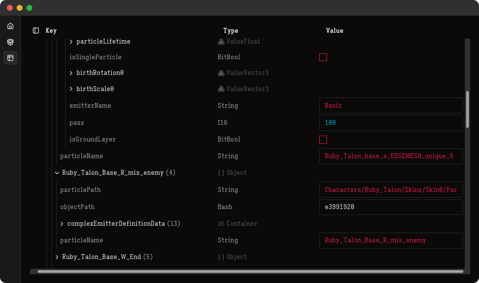 Bin viewer page