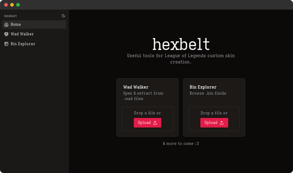 Home page